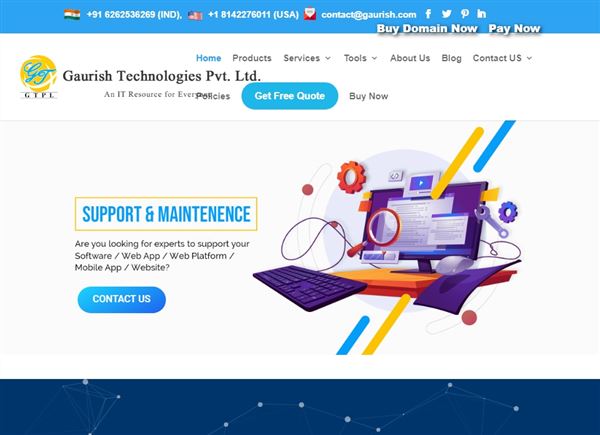 Gaurish Technologies Pvt. Ltd. - Web Development Company In Gwalior, Website Design, Mobile App, Digital Marketing, SEO